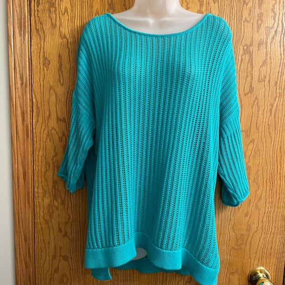 Reitmans Women’s Boat Neck Eyelet XL/TG Sweater Top - Picture 5 of 12